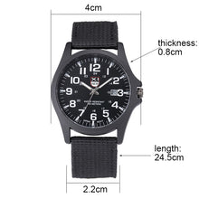 Load image into Gallery viewer, Fashion Mens Date Military Stainless Steel Analog Quartz Army Sports Wrist Watch
