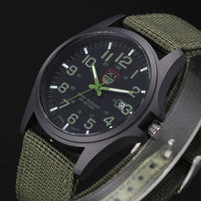 Load image into Gallery viewer, Fashion Mens Date Military Stainless Steel Analog Quartz Army Sports Wrist Watch
