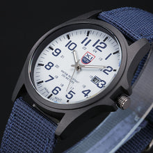 Load image into Gallery viewer, Fashion Mens Date Military Stainless Steel Analog Quartz Army Sports Wrist Watch
