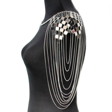 Load image into Gallery viewer, Bohemian Punk Harness Necklace Pendant Collar Shoulder Body Chain Bikini Jewelry
