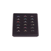 Load image into Gallery viewer, Hot 18Pcs Crystal Nose Ring Hoop Bone Stud Surgical Steel Body Piercing Jewelry
