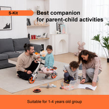 Load image into Gallery viewer, KidRock Constructible Kit 20 in 1 Kids Balance Bike No Pedals Toys for 1 to 4 Year Old Engineering Building Kit Kids Sit/Stand Scooter Most Popular S-Kit (Not Electric)
