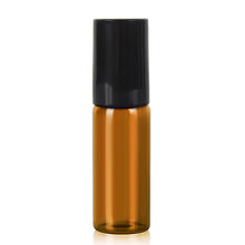 Load image into Gallery viewer, 5ml Glass Steel Metal Ball Roller Refillable Perfume Essential Oil Bottle
