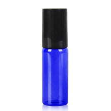 Load image into Gallery viewer, 5ml Glass Steel Metal Ball Roller Refillable Perfume Essential Oil Bottle

