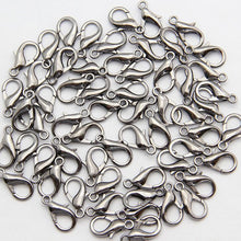 Load image into Gallery viewer, 50Pcs Jewelry Loose Lobster Clasp Suitable for Necklace Bracelets DIY 10mm-14mm
