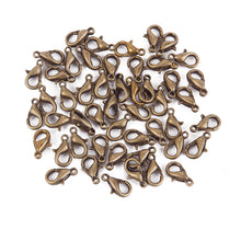 Load image into Gallery viewer, 50Pcs Jewelry Loose Lobster Clasp Suitable for Necklace Bracelets DIY 10mm-14mm

