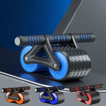 Load image into Gallery viewer, Double Wheel Abdominal Exerciser Women Men Automatic Rebound Ab Wheel Roller Waist Trainer Gym Sports Home Exercise Devices
