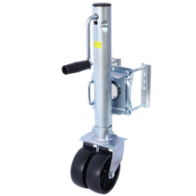 Load image into Gallery viewer, Trailer Jack, Boat Trailer Jack 34.5 in, Bolt-on Trailer Tongue Jack Weight Capacity 1500 lb, with PP Wheels and Handle for Lifting RV Trailer, Horse Trailer, Utility Trailer, Yacht Trailer
