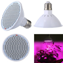 Load image into Gallery viewer, E27 200LED Plant Grow Light Red Blue Hydroponic Flower Veg Growing Lamp 24W
