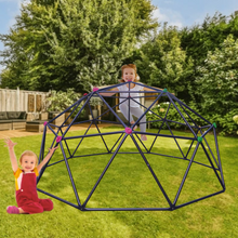 Load image into Gallery viewer, XCF006 Ten sided climbing frame for outdoor playground for age 3+ climber with Colorful Climbing Stones 10ft
