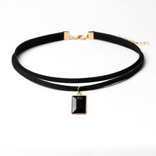Load image into Gallery viewer, Hot 10Pcs/Set Sexy Punk Velvet Lace Choker Collar Gem Bead Pendant Chain Necklace Women Jewelry
