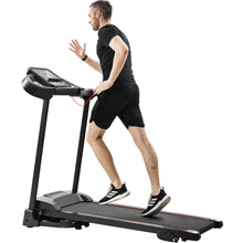 Load image into Gallery viewer, Compact Easy Folding Treadmill Motorized Running Jogging Machine with Audio Speakers and Incline Adjuster
