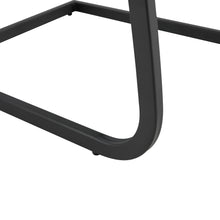 Load image into Gallery viewer, Dining chairs set of 2, Grey PU Chair modern kitchen chair with metal leg
