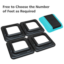 Load image into Gallery viewer, Height-Adjustable Step Aerobics Platform Fitness Equipment Stepper Trainer Exercise Step Platform with 4 Riser Green
