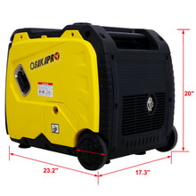 Load image into Gallery viewer, Super quiet Inverter Generator 4500w portable generator electric start, foldable handle with wheel,212cc 4 stroke CARB EPA compliant
