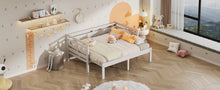 Load image into Gallery viewer, Twin Extending Daybed with Trundle, Wooden Daybed, White
