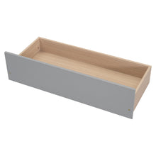 Load image into Gallery viewer, Full Size Bed with Storage Case, 2 Storage drawers, Lengthwise Support Slat,Grey

