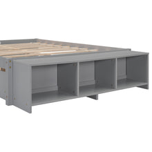 Load image into Gallery viewer, Full Size Bed with Storage Case, 2 Storage drawers, Lengthwise Support Slat,Grey
