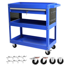 Load image into Gallery viewer, Rolling Tool Cart, Premium 1-Drawer Utility Cart, Heavy Duty Industrial Storage Organizer Mechanic Service Cart with Wheels and Locking System
