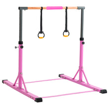 Load image into Gallery viewer, Gymnastic Bar Set Gymnastics Horizontal Bar Gymnastics Kip Bar for Kids Home Use Pink
