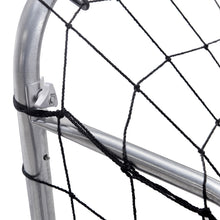 Load image into Gallery viewer, 6.55FT Football Goal with Field Ropes, Galvanized Pipe-Including Two Football-Goal for Kids and Adults,Silver

