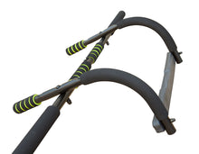 Load image into Gallery viewer, Wall Mounted Pull Up Bar Exercise Chin Bar Portable Dip Bars for Indoors Home Gym

