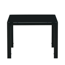 Load image into Gallery viewer, Coffee Table Set of 2, Square Modern Table with Tempered Glass Finish for Living Room,Black
