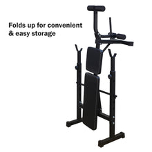 Load image into Gallery viewer, Olympic Weight Bench, Bench Press Set with Squat Rack and Bench for Home Gym Full-Body Workout
