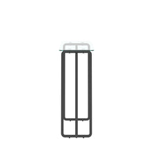 Load image into Gallery viewer, Console Table single layer tempered glass rectangular porch table black leg double tempered glass tea table,Transparent
