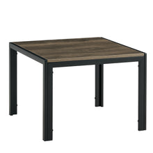 Load image into Gallery viewer, Nesting Coffee Table Set of 2, Square Modern Stacking Table with Wood Finish for Living Room, Oak Grey
