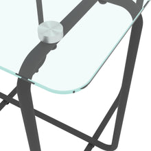 Load image into Gallery viewer, Modern Tempered Glass Coffee Table End Table Side Table for Living Room,bedroom, Transparent
