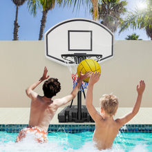 Load image into Gallery viewer, Portable Poolside Basketball Hoop Swimming Pool 3.1ft to 4.7ft Height-Adjustable Basketball System Goal Stand for Kids
