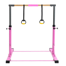 Load image into Gallery viewer, Gymnastic Bar Set Gymnastics Horizontal Bar Gymnastics Kip Bar for Kids Home Use Pink
