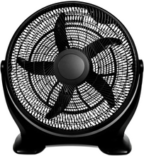 Load image into Gallery viewer, Simple Deluxe 14 Inch 3-Speed Plastic Floor Fans Oscillating Quiet for Home Commercial, Residential, and Greenhouse Use, Outdoor/Indoor, Black

