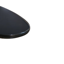 Load image into Gallery viewer, Adjustable Height Black Tempered Glass Table Desk Table with Lockable Wheels(Adjustable Range 24.2 "~32.7 ")

