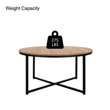 Load image into Gallery viewer, Modern Round Metal Coffee Table
