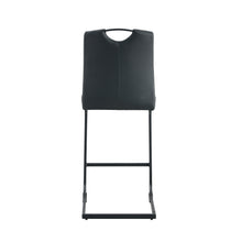 Load image into Gallery viewer, Black PU Chair Barstool Dining Counter Height Chair Set of 2
