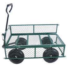 Load image into Gallery viewer, Wagon Cart Garden cart trucks make it easier to transport firewood (green)
