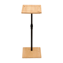 Load image into Gallery viewer, Bamboo Couch Tray Table Height Adjustable C-Shaped End Table with Slots 2 Tier Sofa Side Table for Living Room &amp; Bedroom (Rectangle + Rectangle)
