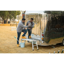 Load image into Gallery viewer, Work Platform Aluminum Portable Bench Folding Ladder ANSI Capacity 225 LBS 40"
