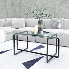 Load image into Gallery viewer, Modern Tempered Glass Tea Table Coffee Table, Table for Living Room,Transparent
