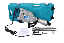 Load image into Gallery viewer, 1700W 1850 BPM Electric Demolition Jack Hammer 1-1/8 Inch SDS-Hex Heavy Duty Concrete Pavement Breaker Drills Kit
