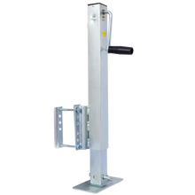 Load image into Gallery viewer, Heavy Duty Trailer Jack, Fixed Mount Jack w/Drop Leg, 28.6 in. of Lift, Max Load 2,500 Lbs

