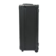 Load image into Gallery viewer, Black Hand Tool Box with 4 Layers of Toolset and Wheels
