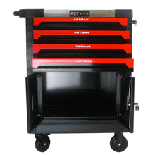 Load image into Gallery viewer, REMOVABLE 4 DRAWERS TOOL CART WITH LOCK
