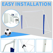 Load image into Gallery viewer, Kids Soccer Goals for Backyard Portable Youth Soccer Goal with Net 8x5 FT
