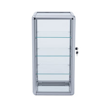 Load image into Gallery viewer, Tempered Glass Counter Top Display Showcase with Sliding Glass Door and Lock,Standard Aluminum Framing with Sliding Glass Door and Lock-display cabinet
