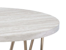 Load image into Gallery viewer, Rowyn - Faux Marble Top End Table - Gray
