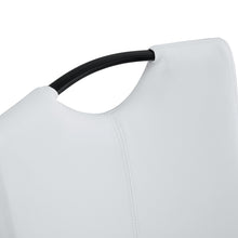 Load image into Gallery viewer, Dining chairs set of 2, White PU Chair modern kitchen chair with metal leg
