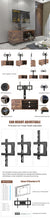 Load image into Gallery viewer, Rustic Brown TV Console with push-to-open Storage Cabinet for TV up to 65in Wood &amp;glass TV Stand for Living Room Bedroom
